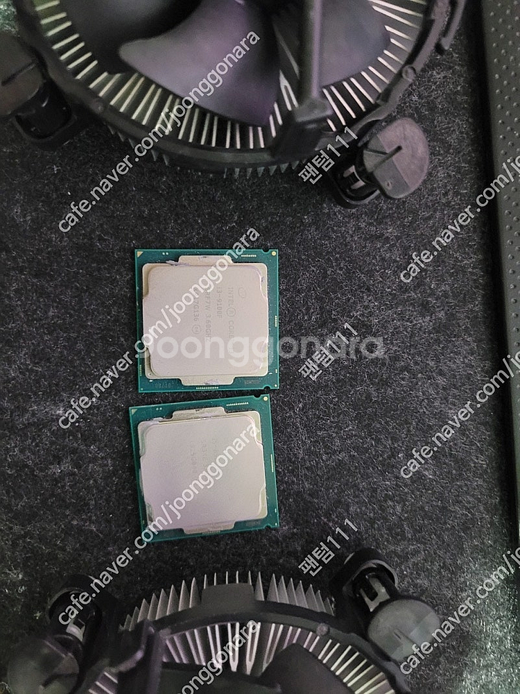 인텔 I3 9100 9100f 2개 일괄--0