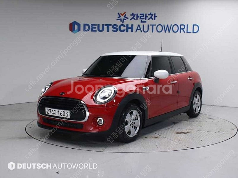 미니 쿠퍼 중고차 미니쿠퍼 중고자동차 빨간색 2020년...--3