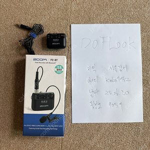 Zoom F2-BT 블루투스 필드 레코더(가격인하)