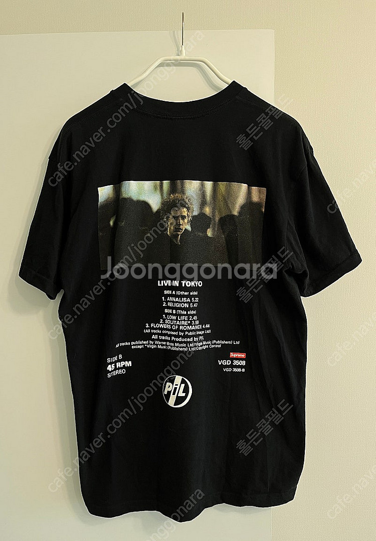 22fw 슈프림 pil live in tokyo 티셔츠...--1