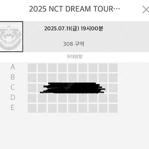 엔시티드림 콘서트 드림쇼 중콘 308구역 nct드림
