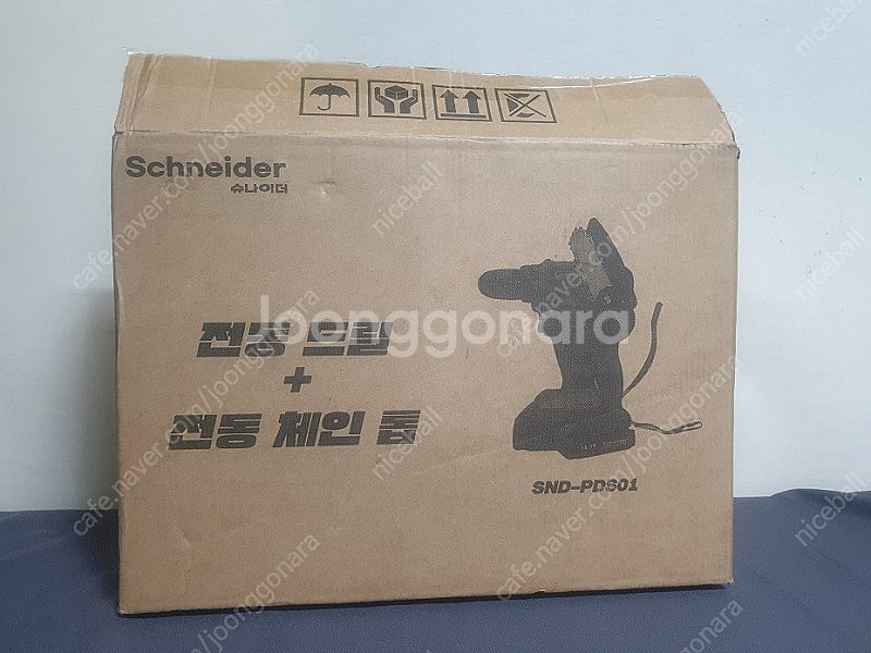 (새상품)슈나이더 무선 전동드릴 전동톱 세트--0