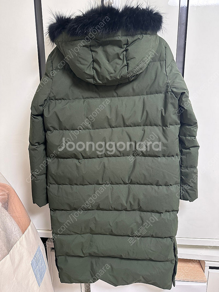 무신사 펜필드 여성 노매드 구스 롱 다운 롱패딩 카키--7