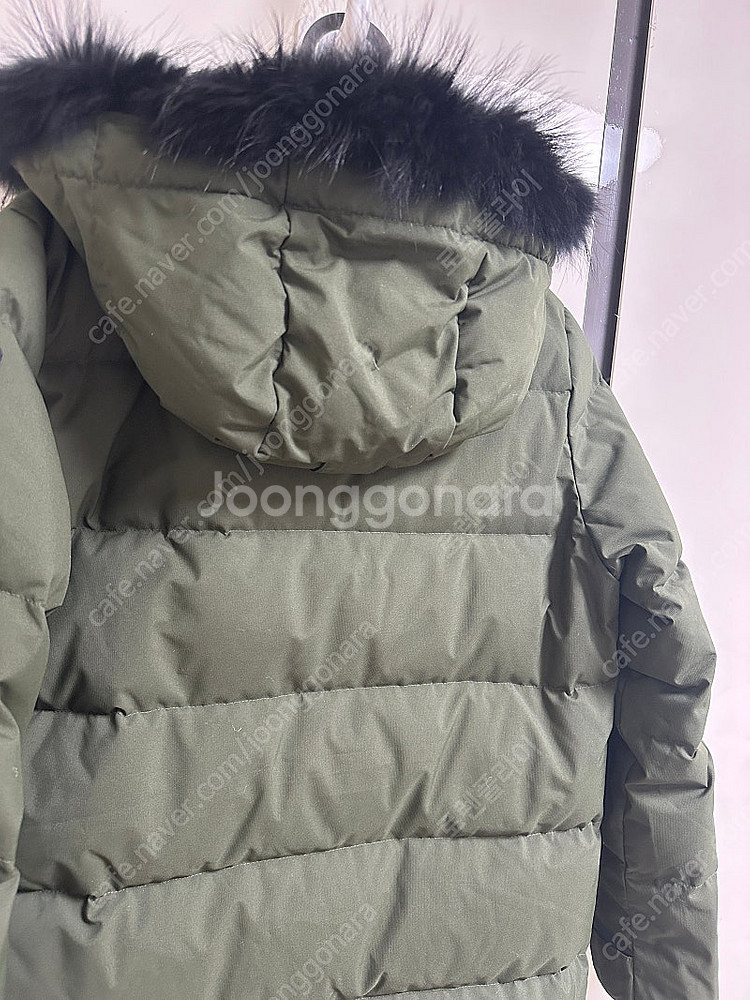 무신사 펜필드 여성 노매드 구스 롱 다운 롱패딩 카키--9