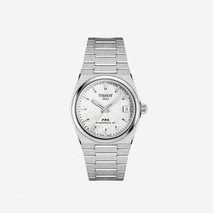 티쏘 PRX 파워매틱 80 35mm 스틸 마더 오브 펄 T137.207.11.111.00