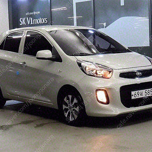 모닝 중고 모닝 더 뉴 모닝 중고차 2016년식 33,343km 럭셔리 중고차카페