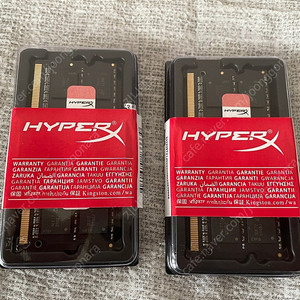 노트북용 HyperX DDR3 8GB x 2 팝니다.