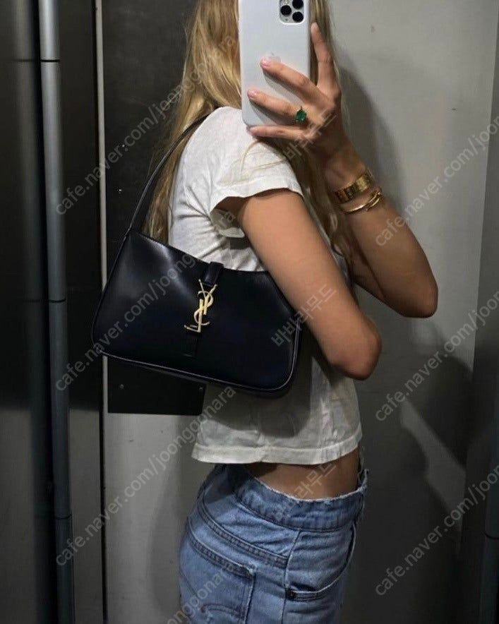 생로랑 Le5A7 호보백 스몰--9