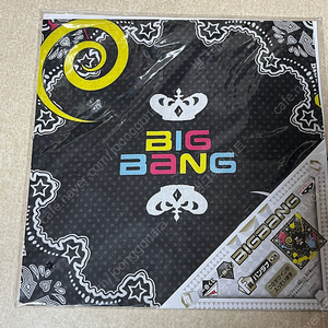 빅뱅 반다나 일본버전 블랙 미개봉