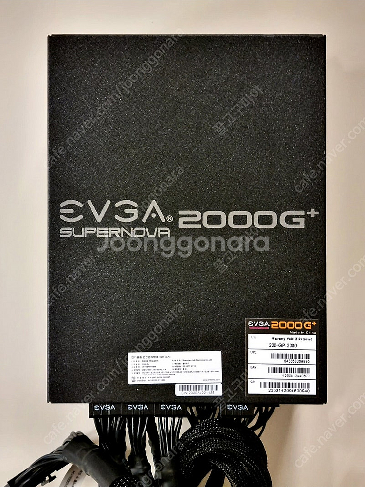 EVGA SUPERNOVA 2000G+ 2000W 풀박...--3