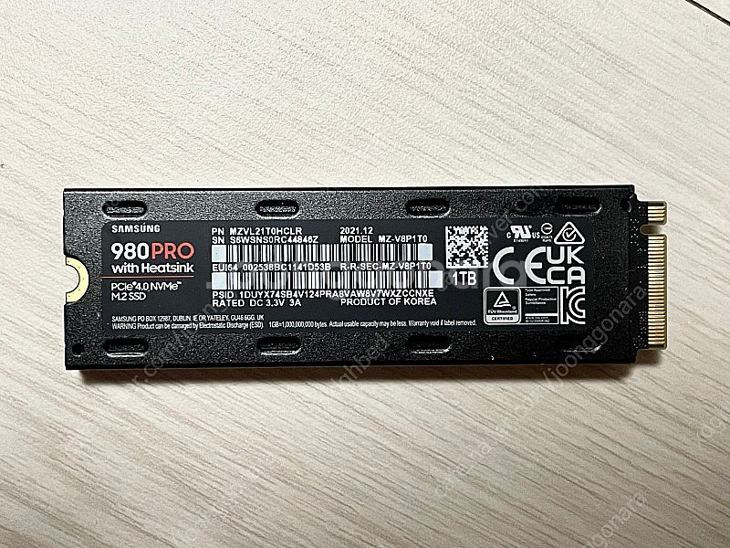 삼성 980 PRO 1TB heatsink NVMe 히...--1