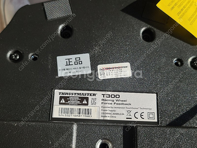 트러스트마스터 레이싱 휠 팝니다 (T300RS GT +...--4