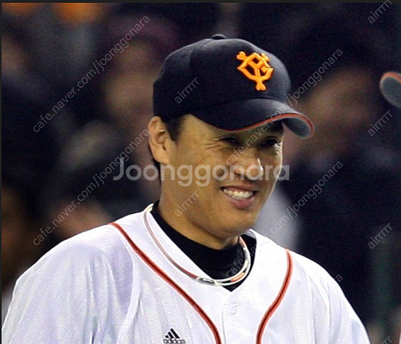 NPB 요미우리 자이언츠 선수용 어센틱 모자 MADE ...--0