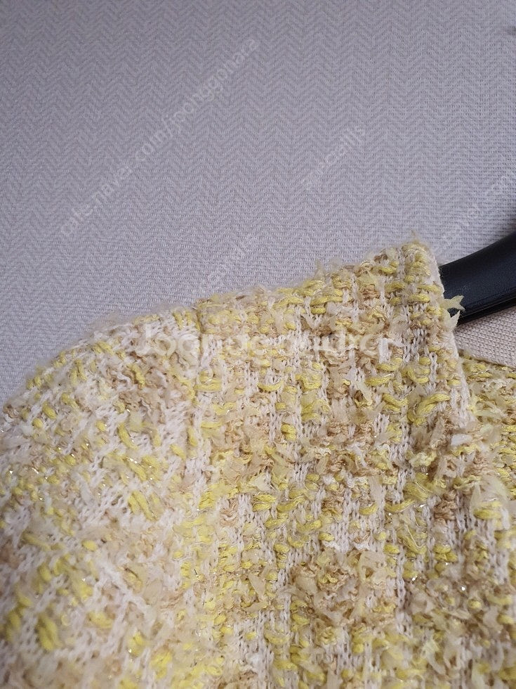 마인 mine 한섬 트위드 니트 가디건 재킷 프리 사이즈 정품--4