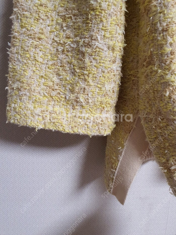 마인 mine 한섬 트위드 니트 가디건 재킷 프리 사이즈 정품--6