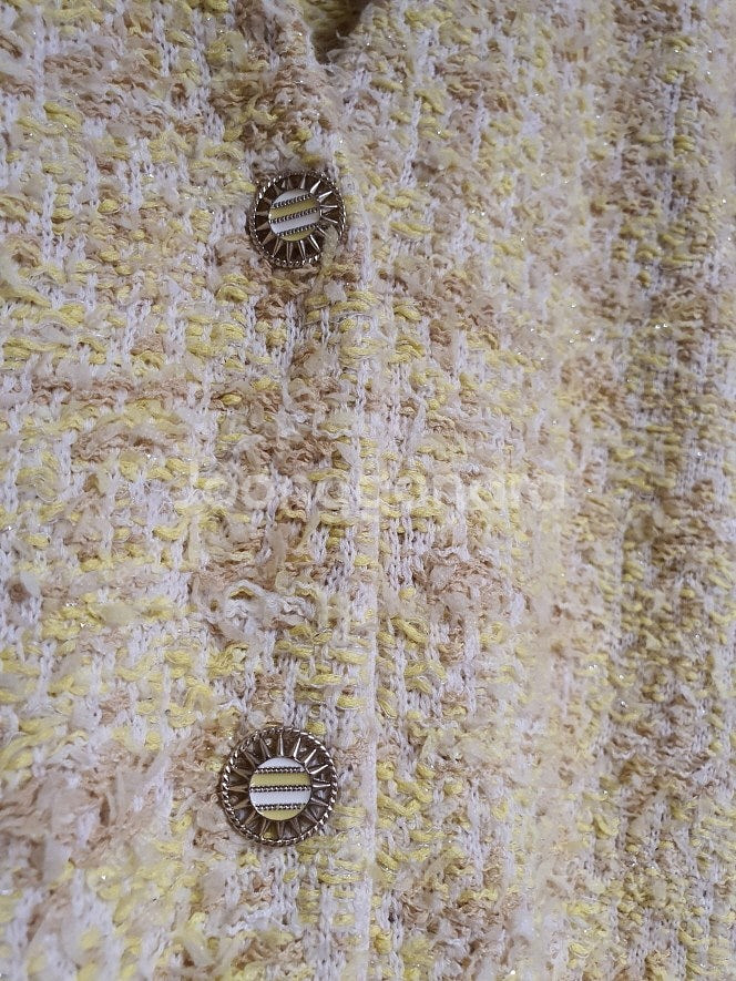 마인 mine 한섬 트위드 니트 가디건 재킷 프리 사이즈 정품--9