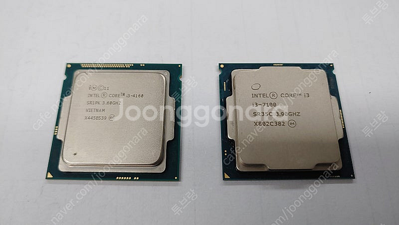 [서울] 인텔 i3-7100, i3-4160 cpu2개--0