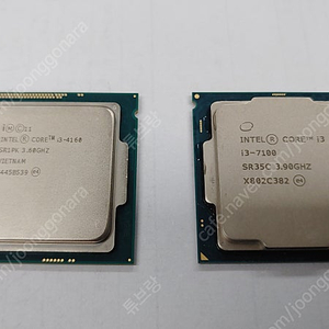 [서울] 인텔 i3-7100, i3-4160 cpu2개