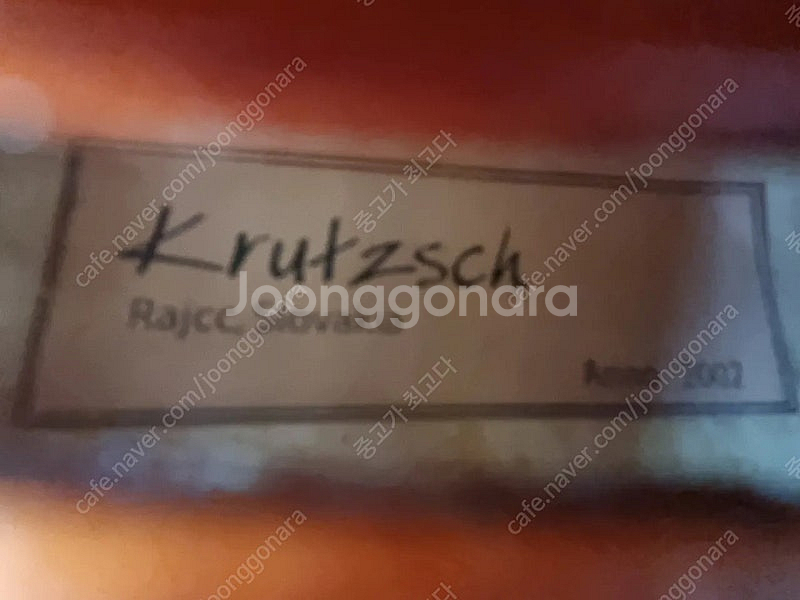 연주및 입시 유럽 krutzsch 수제 바이올린 4/4--1