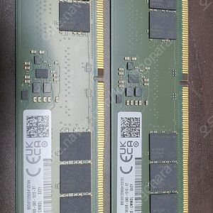 삼성전자 DDR5-5600 (16GB) PC5-44800 CL46 16GB x 2개