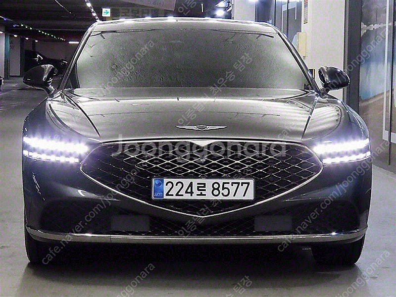 제네시스 G90 중고 제네시스 중고 가격 회색 2022...--3