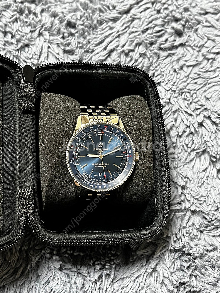 브라이틀링 네비타이머 오토매틱 청판 41mm--2