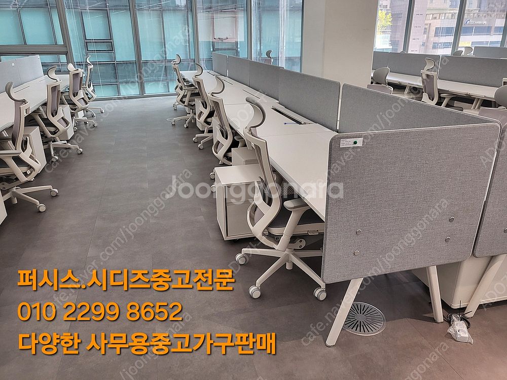 사무용중고가구전문️퍼시스 / 시디즈 파티션.책상.의자.이...--7