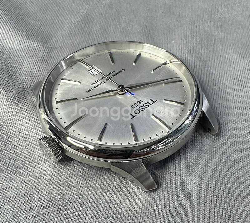 티쏘 슈망데뚜렐 39mm 실버 중고 판매--5