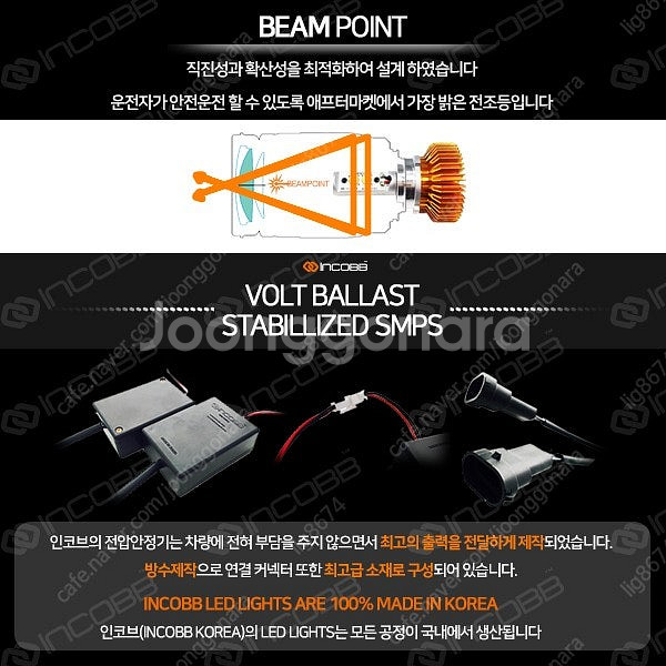 인코브 정품 필립스 36W LED 안개등 881타입(택...--4