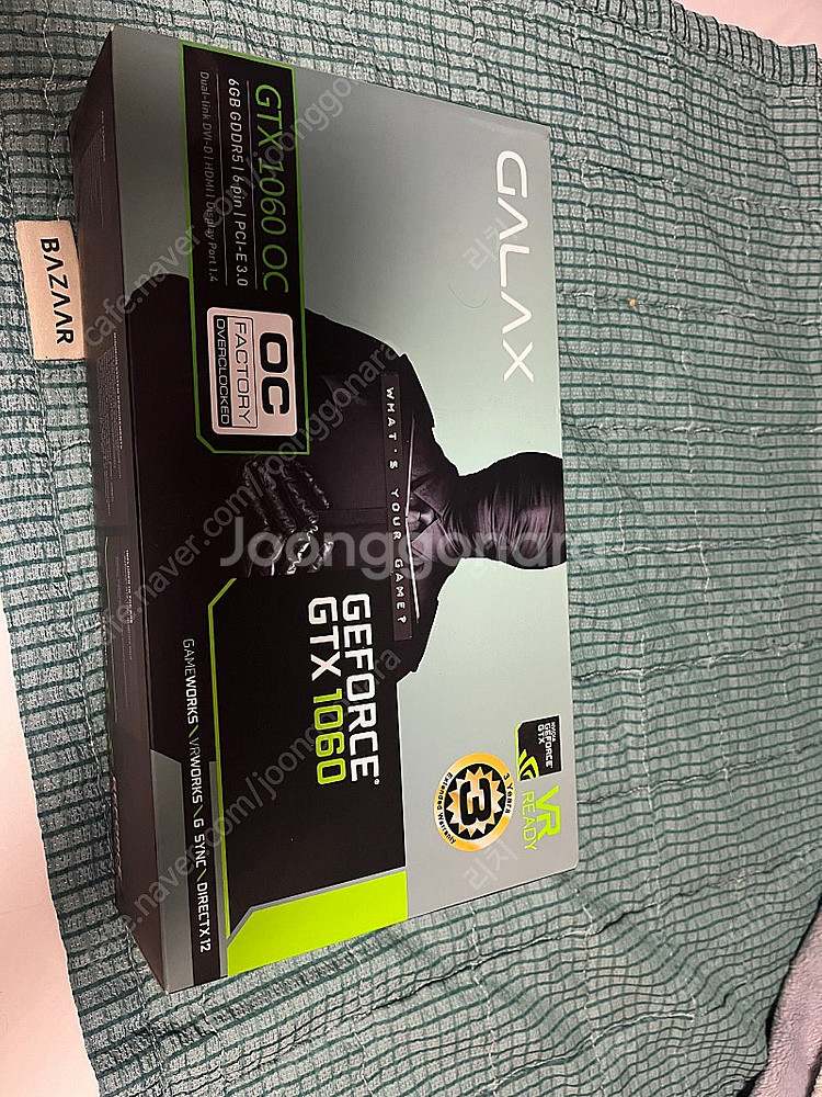 GALAX 지포스 GTX 1060 6GB 그래픽카드 판...--0