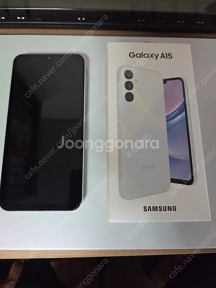 갤럭시 A15 라이트 블루 S급 128G--0