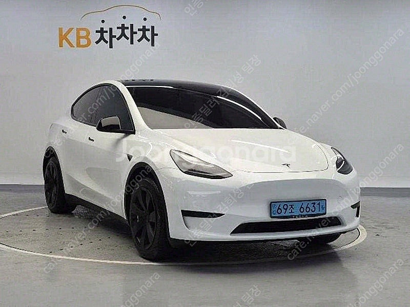 테슬라 모델 Y 중고 테슬라 중고 흰색 2023년식 2...--5
