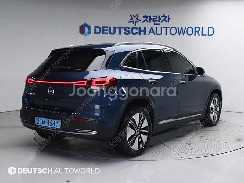 2021 벤츠 EQA 중고 벤츠 전기차 쨍한 블루컬러 ...--7