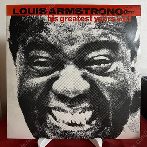 (민트급 알판)Louis Armstrong – His Greatest Years Vol.1(LP)