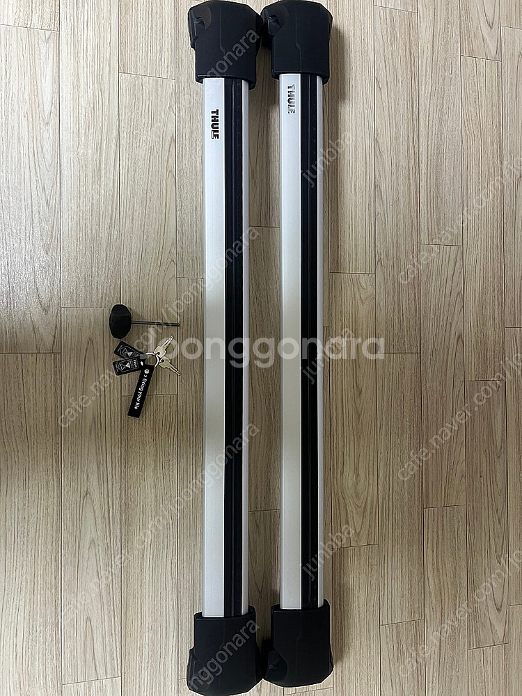 툴레 플러쉬레일 차량용 가로바 윙바엣지실버 104,95--0