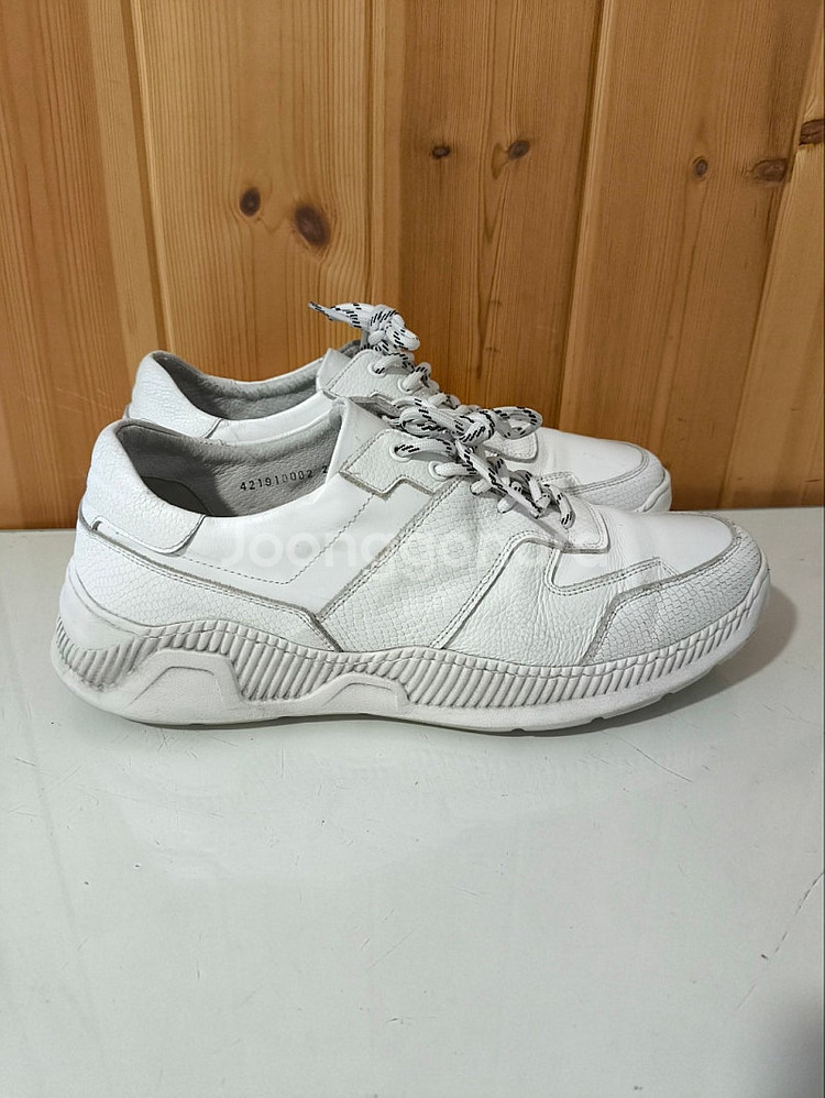 265mm 솔트앤초콜릿 가죽 스니커즈--1