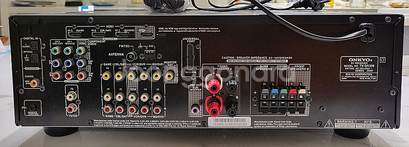 ONKYO 온쿄 AV리시버 TX-SR308--5