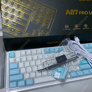 [키보드]다얼유 무선 블루투스 키보드 A87 PRO LCD