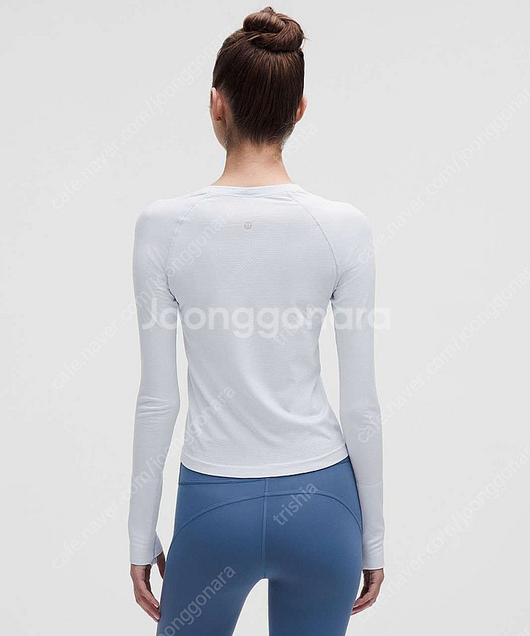 룰루레몬 스위프틀리 테크 롱슬리브 starch blue--2