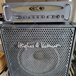 GK goldline 500 베이스앰프,헤드 hughes kettnet br115h 베이스 케비넷 팝니다