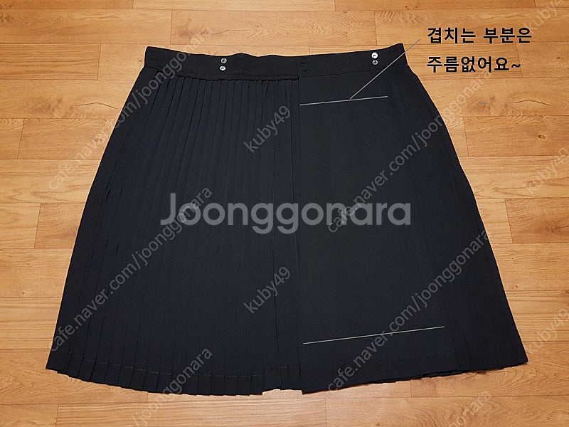 하절기 울60 랩 플리츠 롱 스커트 프리/상태우수--6