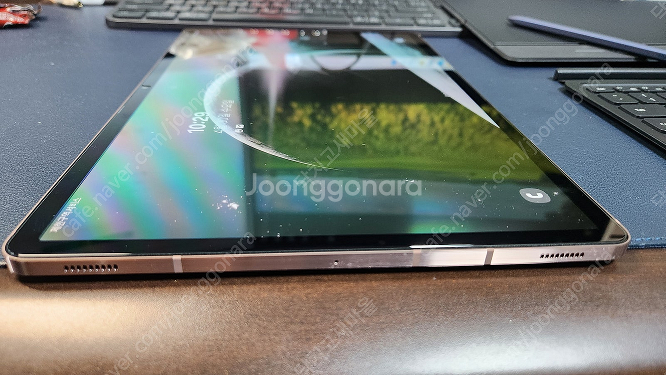 갤럭시탭 S7플러스 LTE. 정품 키보드와 펜 함께 판...--5