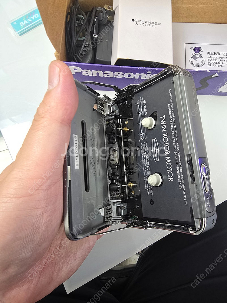 파나소닉 워크맨 rq-sx22v 은색 제품박풀 판매합니...--5