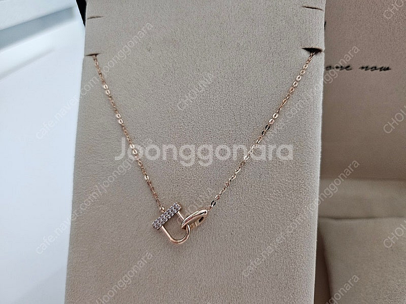스톤헨지 14K U Lock 목걸이 H0118--3
