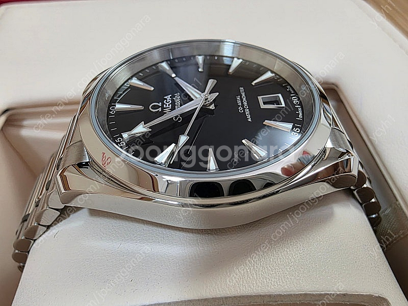 오메가 아쿠아 블랙 테라 래커 38mm 팝니다 (구매 ...--7