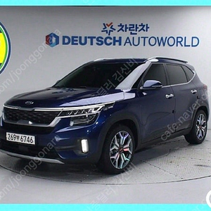 [기아]셀토스 디젤 1.6 2WD 노블레스 (5인승)2020 년식 파란색 깔끔한 중고차