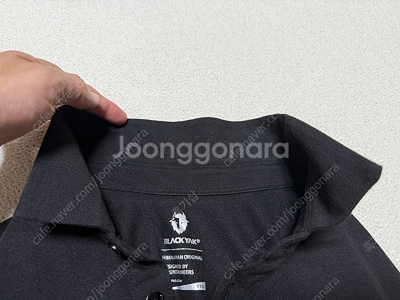 블랙야크 여름용 반팔 카라 티셔츠 남성용 105사이즈 ...--1