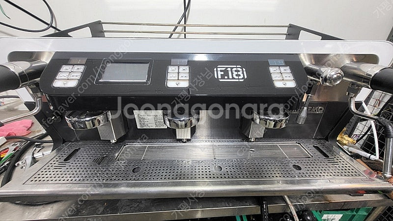 750만)산레모 F18 3구 커피머신 (20년식)--0