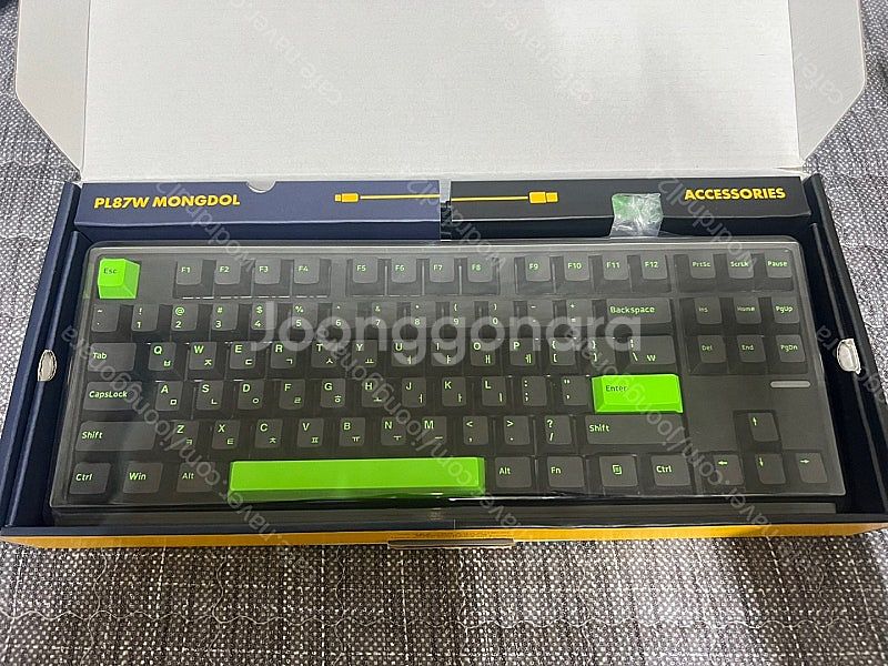 SPM 몽돌키보드 pl87w MONGDOL led 버전...--0