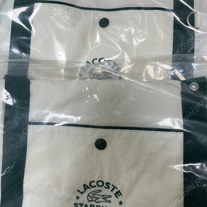 (택포) 스타벅스 라코스테 멀티플백 그린
